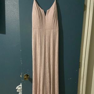 Formal Blush dress gold fakes size 9